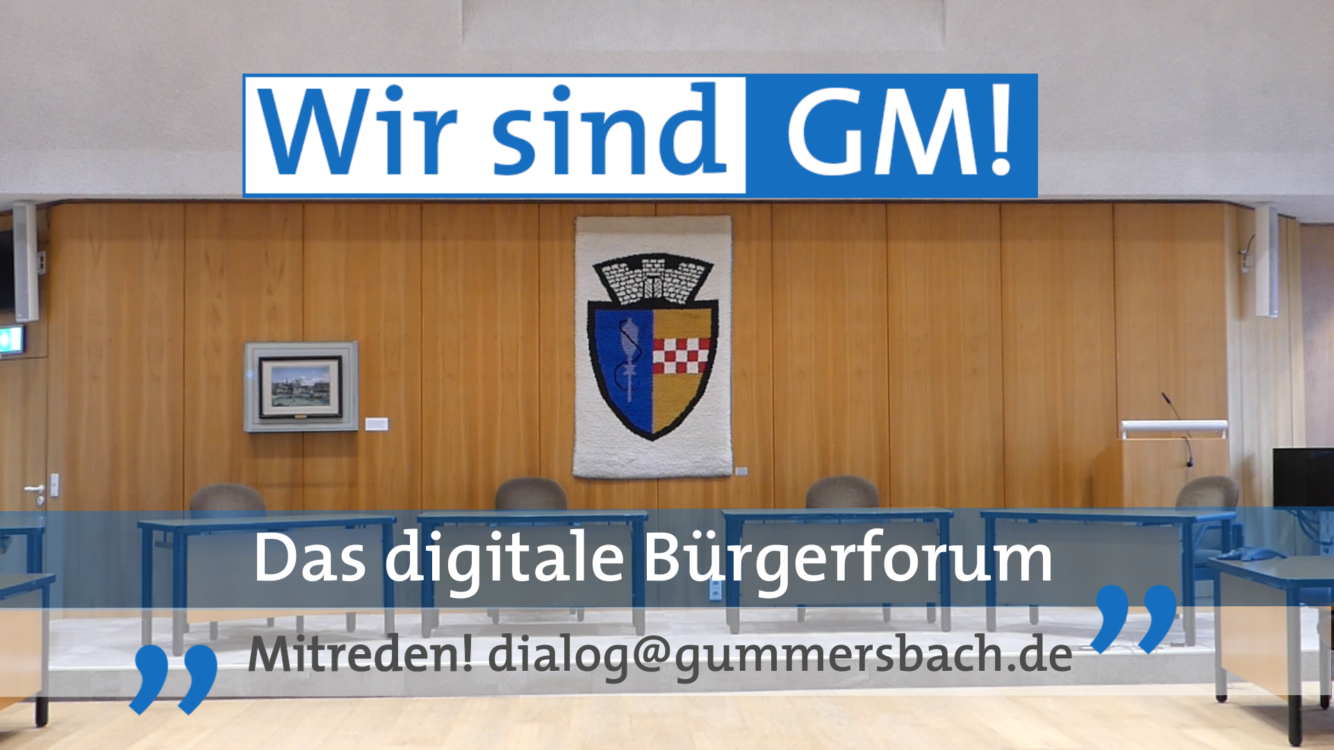 Wir sind GM! - Das digitale Bürgerforum